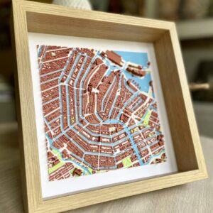 3D schaalmodel van Amsterdam – gedetailleerd en handgemaakt in Nederland