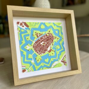 3D schaalmodel van Naarden-Vesting – gedetailleerd en handgemaakt in Nederland