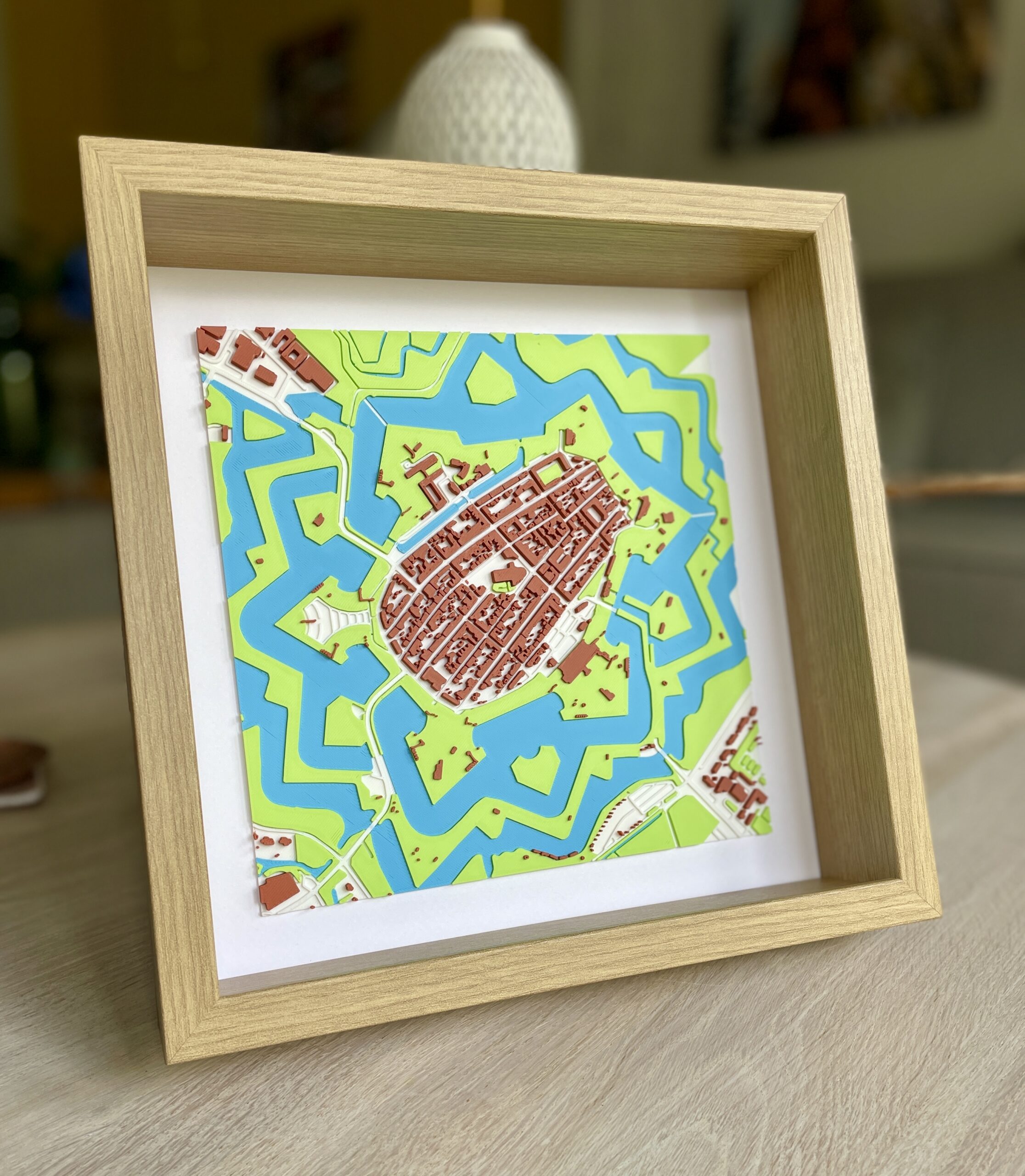 3D schaalmodel van Naarden-Vesting – gedetailleerd en handgemaakt in Nederland