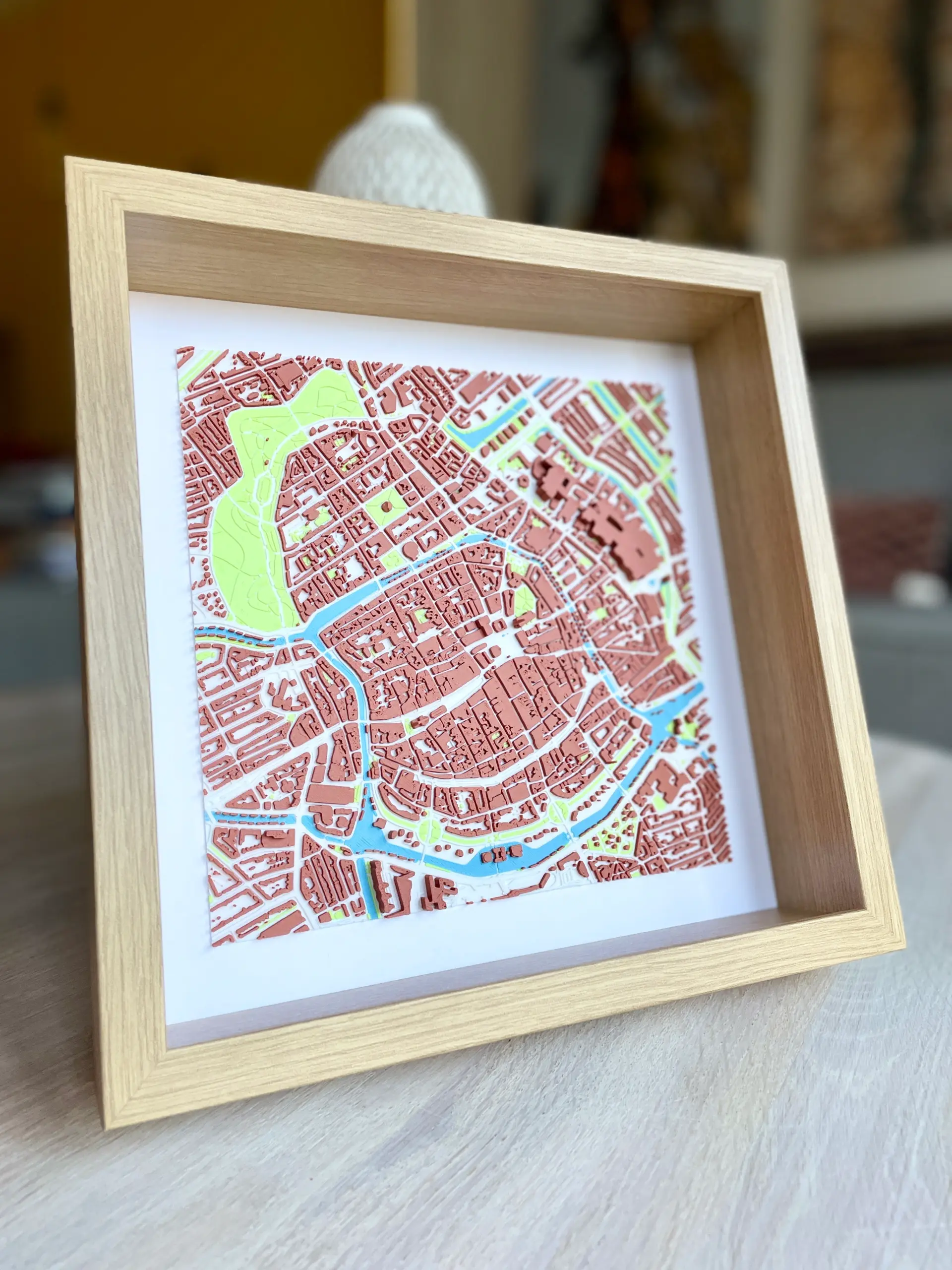 3D schaalmodel van Groningen – gedetailleerd en handgemaakt in Nederland.