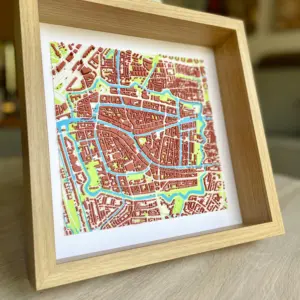 3D schaalmodel van Leiden – gedetailleerd en handgemaakt in Nederland