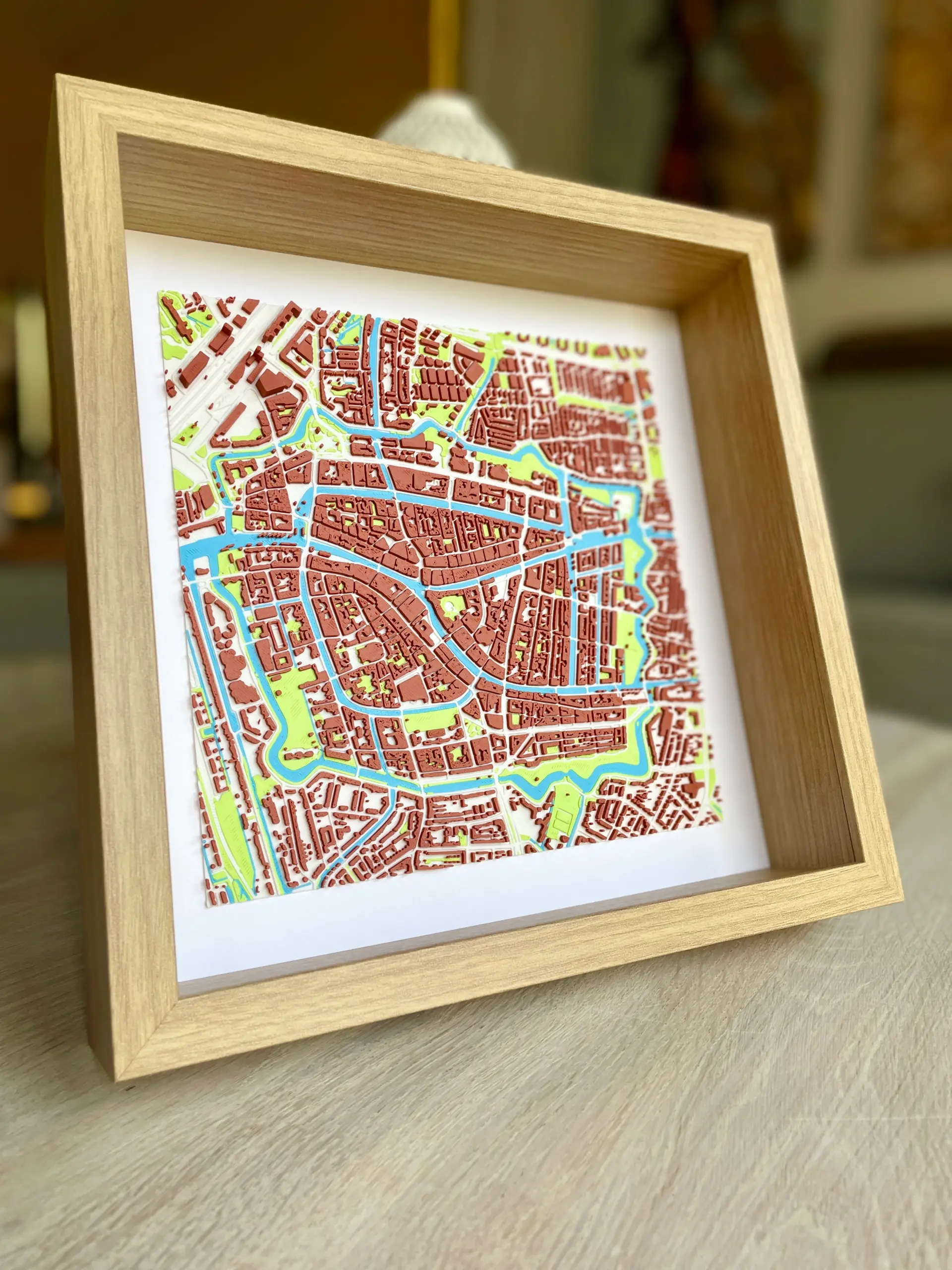 3D schaalmodel van Leiden – gedetailleerd en handgemaakt in Nederland