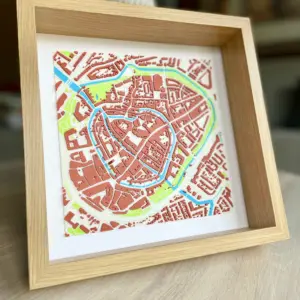 3D schaalmodel van Amersfoort – gedetailleerd en handgemaakt in Nederland.