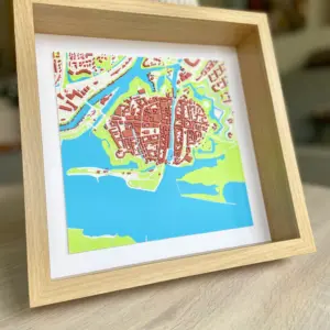 3D schaalmodel van Gorinchem – gedetailleerd en handgemaakt in Nederland.