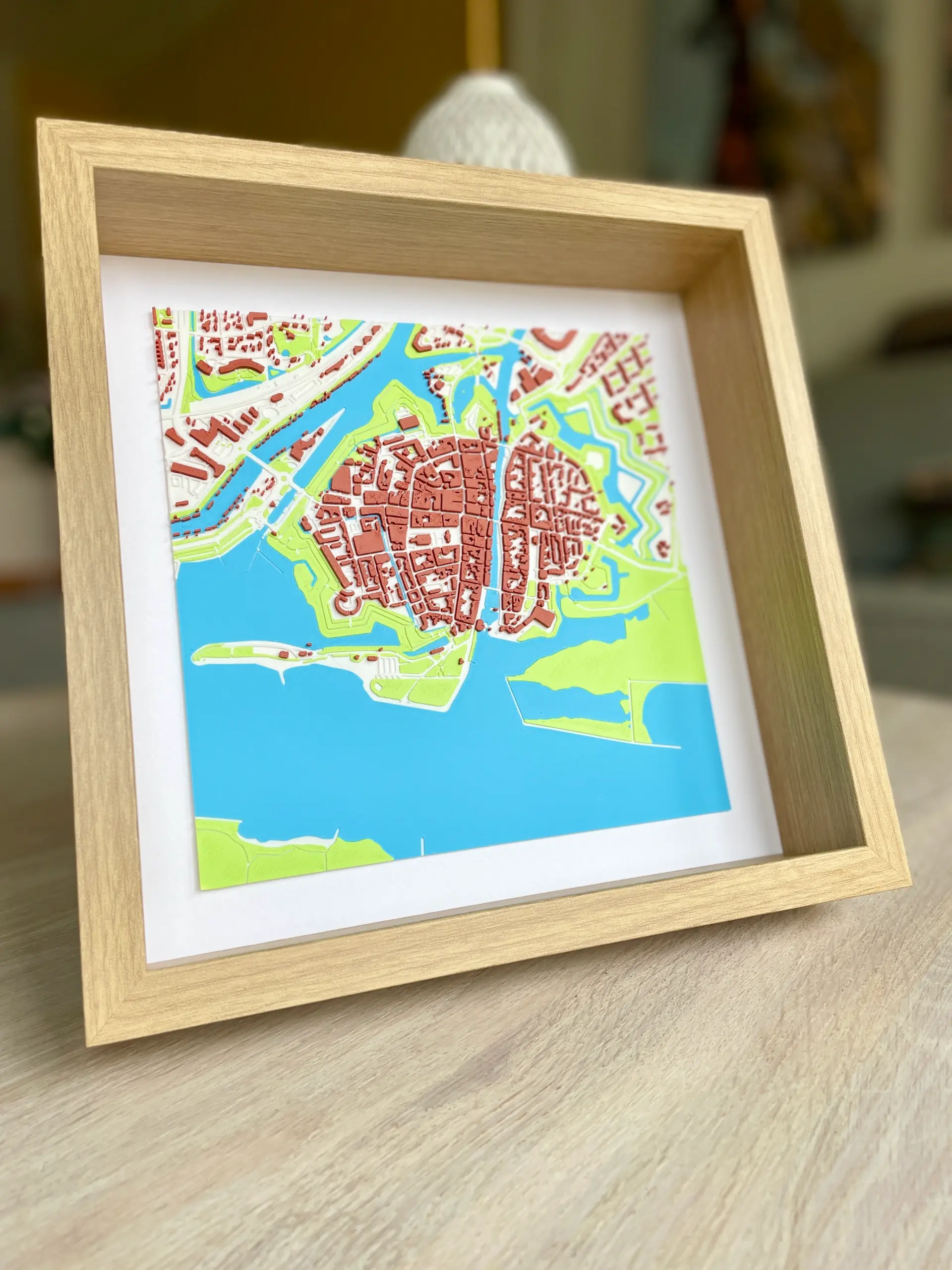 3D schaalmodel van Gorinchem – gedetailleerd en handgemaakt in Nederland.