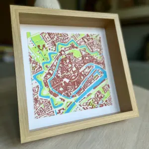 3D schaalmodel van Middelburg – gedetailleerd en handgemaakt in Nederland.