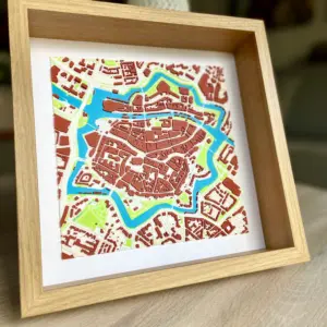3D schaalmodel van Zwolle – gedetailleerd en handgemaakt in Nederland.